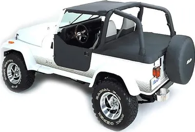 Produktbild von Verdeck Strapless Bikinitop Bikini Top schwarz Bestop Jeep Wrangler YJ 92-95