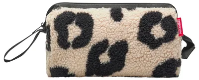 Produktbild von Reisenthel travelcosmetic, Kulturbeutel, Schwarz, Braun, Recyceltes Polyester, Muster, Reißverschluss, 1 Taschen