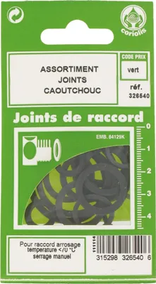 Immagine prodotto di Giunto in gomma per irrigazione, assortimento 14