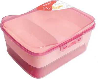 Produktbild von MICHELINO Lunchbox mit Einteiler Brotdose mit Fächern Spülmaschinengeeignet Rosa