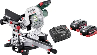 Zdjęcie produktu dla Metabo KGS 18 LTX BL 216, Podwójne fazowanie, 5000 RPM, 50°, 50°, 215 x 40 mm, 7 cm