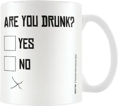 Immagine prodotto di Pyramid International - Tazza da caffè "Are You Drunk" PM3815 (Taglia unica) (Bianco)