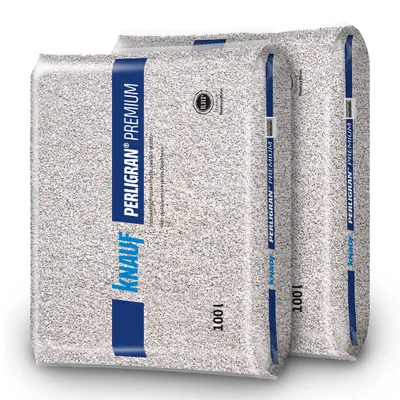 Produktbild von Knauf Perligran Premium Perlite 2-6mm 200 L (2 x 100L), KI-generiertes Bild