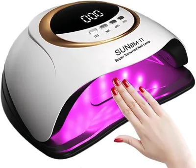 Produktbild von UV-Lampe für Gelnägel, 280W, professionelle Nagelampen mit 66 LEDs, Autosensor, 4 Timer, ideal für Nageldesign und Maniküre