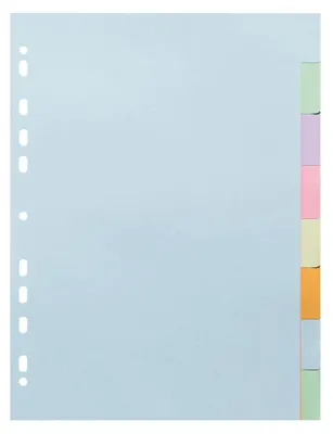 Produktbild von Register A4 Recy 8tlg pastell