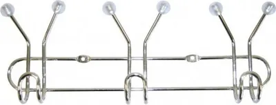 Produktbild von Garderobenleiste, verchr., 9 Haken