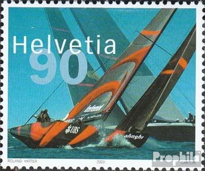 Produktbild von Briefmarken Schweiz 2003 Mi 1831 (kompl.Ausg.) gestempelt Segelregatta