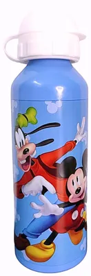 Produktbild von Mickey Mouse Alu-Trinkflasche 520 ml- Disney Kinder Sport-Trinkflasche BPA frei