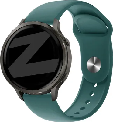 Produktbild von Bandz Silikon-Sportarmband, passend für Garmin Vivoactive 4s / Vivomove 3s / Venu 4 (41 mm) / Venu 3s / Venu 2s / Forerunner 265s – Königsblau