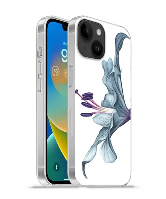 Produktbild von MuchoWow® Handyhülle Schutzhülle Hülle für Apple iPhone 14 - Softcase Blumen - Aquarell - Lilie Silikon Softcase Handy Hülle - Mobiltelefonhülle