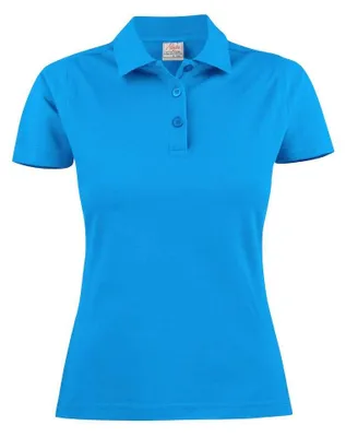 Image de T-shirt polo pour femmes "Surf Light RSX" de la marque Printer, modèle ET638 (taille M), couleur bleu-vert