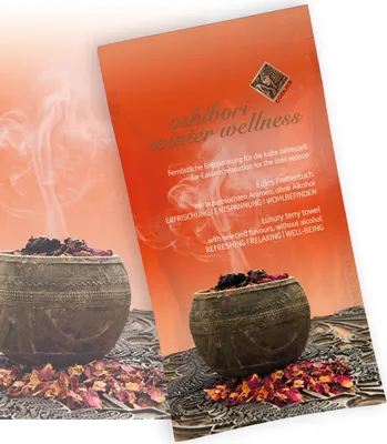 Produktbild von Oshibori winter wellness – mit winterlichen Aromaölen