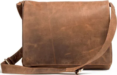 Produktbild von HAROLD'S Leder Businesstasche Umhängetasche Antic Messengerbag Nature braun
