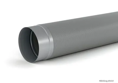 Image de Naber COMPAIR STEEL flow® flex 150 Tube rond en aluminium, acier inoxydable 350 mm 4061006