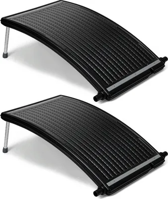 Zdjęcie produktu dla 2x podgrzewacz solarny kolektor słoneczny podgrzewacz basenowy solarny 110x69x14cm