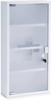 Produktbild von Medizinschrank, Metall, weiß, 30 x 12 x 60 cm