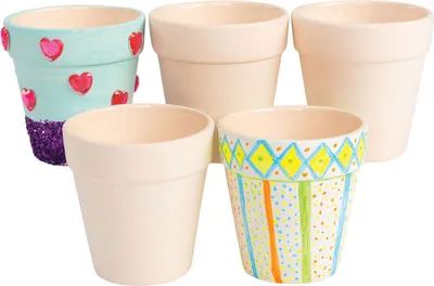 Immagine prodotto di Set di vasi da fiori in Vetroceramica Colourations - Crea le tue fioriere - Set di 12 pezzi