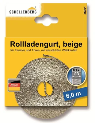 Produktbild von Schellenberg Rollladengurt 23 mm/6,0 m beige