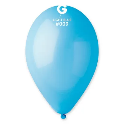 Obrázok produktu pre Balóniky OB G90/09 svetlomodré 10 ks