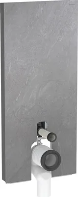 Immagine prodotto di Geberit Monolith module sanitaire pour WC au sol, 114cm, entrée deau derrière au centre, avec coude de raccordement P, 131.033.00.5, 131.033.00.5