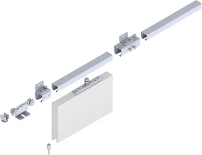 Zdjęcie produktu dla Zestaw drzwi przesuwnych SP300W101 ocynkowany niebieski L.2000mm