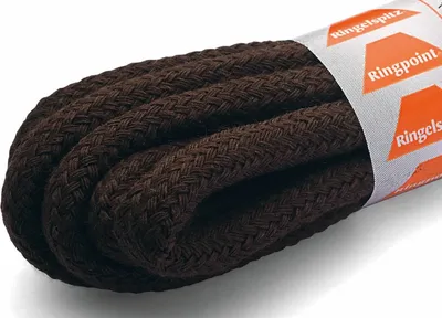 Produktbild von RINGELSPITZ - Rund Extra Dick Schnürsenkel – Maximale Stabilität - 90 cm, dunkelbraun
