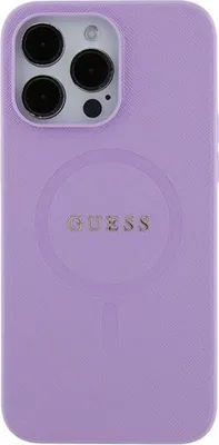Image de Guess Saffiano Magsafe Case pour Iphone 16 - Violet