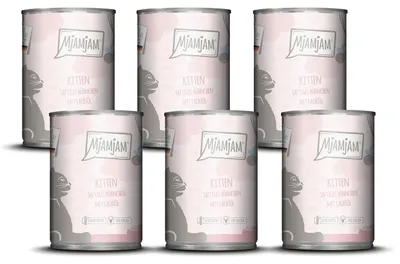 Produktbild von MjAMjAM - Premium Nassfutter für Katzen - Kitten saftiges Hühnchen mit Lachsöl,