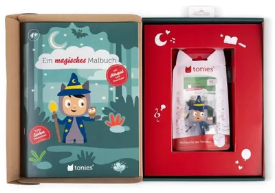 Produktbild von tonies Ein magisches Malbuch - Freundschaftstag im Zauberwald+ Kreativ Tonie, Mal-Set für Kinder, Mehrfarbig