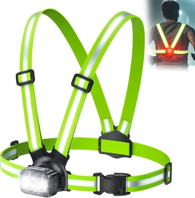 Productafbeelding van Borstlamp hardlopen - 500 lumen - 7+2 standen - IPX4