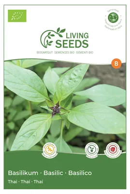 Produktbild von Thai-Basilikum 4.1g Saatgut von Living Seeds