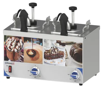 Image de Distributeur à Sauce Avec Pompe Et Bec Chauffant Double - Casselin