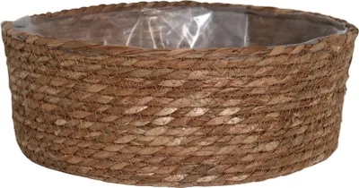 Produktbild von Pflanzschale SEASON braun D35cm aus Pflanzenfaser Pflanzkorb - MITTEL