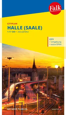 Obrázok produktu pre Falk Cityplan Halle (Saale) 1:17 500