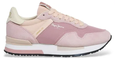 Imagen del producto de Zapatillas deportivas básicas Hailon para mujer de la marca Pepe Jeans, color rosa lavado, talla 7 del Reino Unido