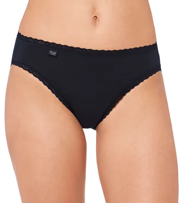 Obrázok produktu pre Sloggi dámske nohavičky 24/7 Bavlna Lace Tai, bavlna, vzhľad čipky, balenie 3 kusov