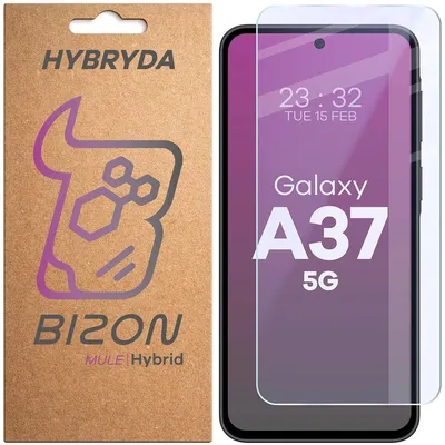 Produktbild von Flexibles Hybridglas für Galaxy A37 5G, Bizon Hybrid Mule