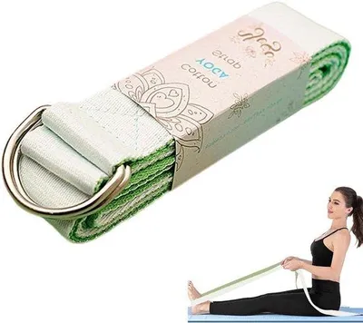 Produktbild von Yogaband für Anfänger und Fortgeschrittene mit Metallverschluss 180cm