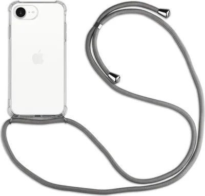 Produktbild von Handykette für Samsung Galaxy A36 / A56 Handyhülle mit Band Case TPU Hülle mit Kordel in Grau