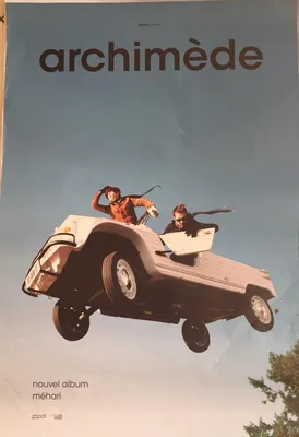Obrázek produktu pro Archimède - Méhari - PLAKÁT - 70x100 cm