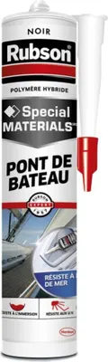 Immagine prodotto di Stucco sigillante uso specifico ponte barca RUBSON nero 280ml