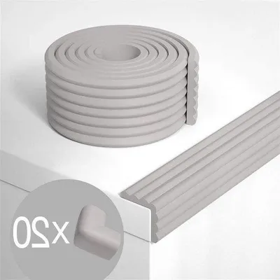 Obrázok produktu pre Ochranný lem na rohy, ochranná pena, sivá, 10 m, vodotesná, pre bábätká