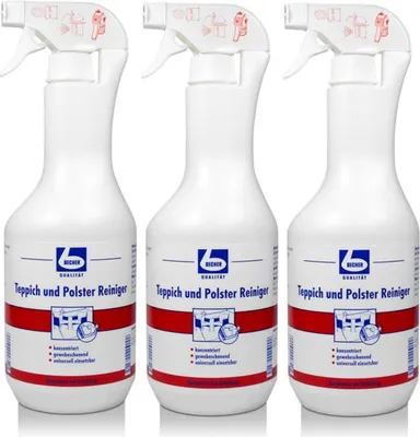 Produktbild von Dr. Becher Teppich und Polster Reiniger 1L gewebeschonend tensidfrei (3er Pack)