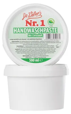 Produktbild von Dr. Webers Handwaschpaste mit Citrusduft 500ml