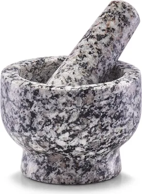 Produktbild von Zeller Present 24505, Grau, Granit, Mörtel & Stößel, 9 cm, 65 mm