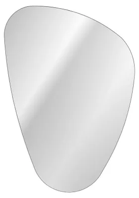 Productafbeelding van Spiegel voor de badkamer LED asymmetrisch 80x57 cm modern ontwerp