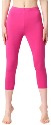 Image de Leggings 3/4 pour femme Bellivalini en coton BLV50-199 (Amaranth, M)