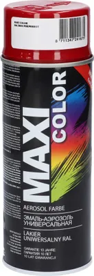 Image de Maxi Color Ral 3004 Brillant Rouge Pourpre 400 Ml - European Aerosols B V