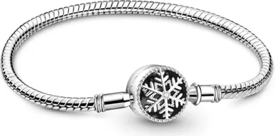 Produktbild von Gnoce Armband Schneeflocke Silber GYB018-21