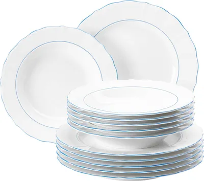 Produktbild von Seltmann Weiden Tafelservice 12-tlg. SONATE BLUE LINES